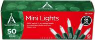 🎄 brilliantly clear: 50-count christmas light set for festive decorations логотип