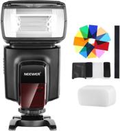 neewer tt560 flash speedlite with 12 color filters kit and hard diffuser for canon nikon panasonic olympus pentax dslr cameras and more logo