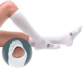 img 1 attached to 🧦 Medium White Kendall T.E.D. Knee Length Anti Embolism Stockings: Effective Compression for Improved Circulation