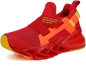 img 3 attached to Lightweight Girls' Athletic Sneakers: Breathable Sports Shoes for Running