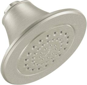 img 4 attached to 🚿 Moen S6312BN Icon 5-7/8" One-Function Showerhead: Brushed Nickel, High-Flow Rate of 2.5 GPM