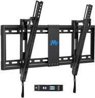 📺 mounting dream tilting tv wall mount: low profile tilt for 42-70 inch tvs, max vesa 600x400mm, holds up to 132 lbs - 20 degree tilt, ideal for 16-24 inch wood studs logo