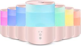 img 4 attached to Humidifier Essential Diffuser Nursery Adjustable Heating, Cooling & Air Quality