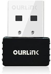 img 1 attached to 📶 OURLiNK 600Mbps AC600 Dual Band WiFi Dongle & Wireless Network Adapter for Laptop/Desktop Computer - Compatible with 802.11 a/b/g/n Devices (2.4 GHz 150Mbps, 5GHz 433Mbps)