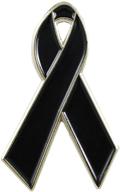 mandujour causes awareness ribbon lapel pin brooches: stand up and raise awareness! logo