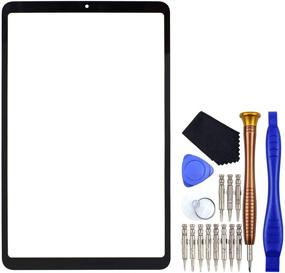 img 4 attached to Premium Glass Screen Cover Replacement for Samsung Galaxy Tab A 8.4 2020 T307 Black - Protect Your Device with Flawless Clarity