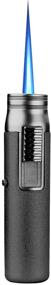 img 4 attached to 🔥 Honest Mini Pocket Cigar Lighter: Refillable Butane Torch with Adjustable Jet Flame - Creative Straight Flame Torch #5