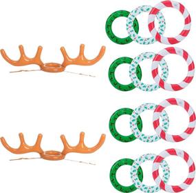 img 3 attached to 🦌 Inflatable Reindeer Antler Toss Game for Christmas Parties - JOYIN 2 Sets - Fun Christmas Party Games & Supplies