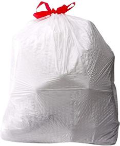 img 3 attached to 🗑️ Amazon Basics Flextra Tall 13 Gallon Kitchen Drawstring Trash Bags - Pack of 90 Count