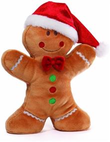 img 1 attached to 🎄 Adorable GUND Christmas Cinna Man Boy Plush Toy – Perfect Holiday Gift!