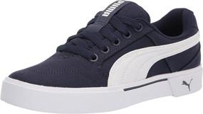 img 4 attached to PUMA Mens C Rey Sneaker Black Men's Shoes in Fashion Sneakers