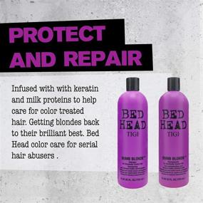 img 3 attached to TIGI Blonde Shampoo Reconstructor Conditioner