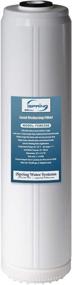 img 4 attached to 💧 iSpring FCRC25B High Capacity Water Filter Replacement Cartridge with Lead Reduction, 20” x 4.5”, 1 Count (Pack of 1), White