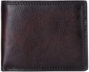 img 4 attached to GOIACII Genuine Leather Bifold RFID Blocking Men's Accessories: Stylish and Secure Wallet for Men