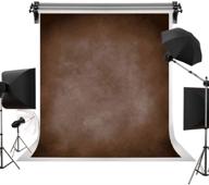 📸 captivate with vintage flair: kate 5x7ft brown portrait backdrops perfect for professional photography studio logo