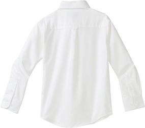 img 2 attached to 👕 Impressive IZOD White Boys' Oxford Shirt: Top Choice for Stylish Tops, Tees & Shirts