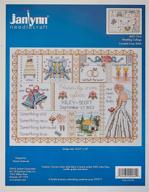 ✂️ janlynn wedding collage cross stitch kit - 14 count, 13-1/4" x 10 logo