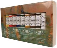 gamblin artist oil colors introductory set, multi - vibrant 37ml tubes for artistic brilliance logo