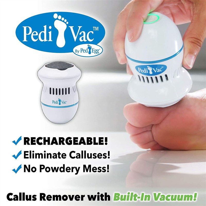 Rechargeable Electric Foot File Pedi VAC Callus Remover for Feet with  Built-in Vacuum Removes Dead Skin From Feet - China Pedi VAC and Electric Callus  Remover price