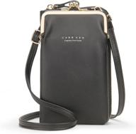 women's leather crossbody shoulder satchel handbag with wallet for trendy satchels logo