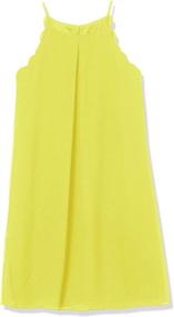 img 1 attached to Byer Juniors Womens Scalloped Chiffon Women's Clothing in Dresses