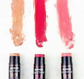 img 3 attached to 💄 Eco Lips Lip and Cheek Tint Variety Pack - Vegan | Pink, Red and Nude Shades