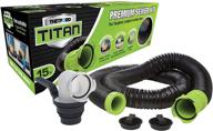 🚍 thetford titan 17853: 15-foot premium rv sewer hose kit - black/green logo