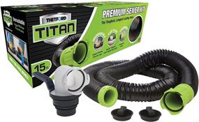 img 4 attached to 🚍 Thetford TITAN 17853: 15-Foot Premium RV Sewer Hose Kit - Black/Green