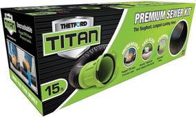 img 2 attached to 🚍 Thetford TITAN 17853: 15-Foot Premium RV Sewer Hose Kit - Black/Green