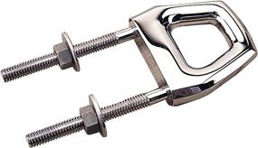 img 1 attached to 🚤 Sea Dog 079233-1 Twin Shank Bow Eye: Heavy Duty 2-15/16" Shaft for Secure Boat Anchoring and Towing