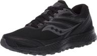 👞 saucony men's cohesion walking black shoes for men: enhance your comfort and style логотип