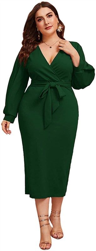verdusa womens surplice bishop bodycon women's clothing and suiting & blazers 로고
