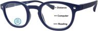 👓 joseph progressive multifocus blue light blocking reading glasses for women and men, no line multifocal readers +3.50 logo