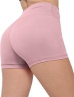 🩲 chrleisure high waist yoga bike shorts for women: comfortable workout booty spandex shorts логотип