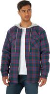 одежда и рубашки wrangler authentics sleeve quilted flannel для мужчин логотип