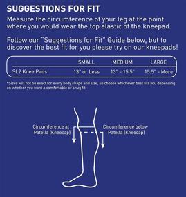 img 1 attached to 🏐 Optimized Mizuno Elite 9 SL2 Volleyball Kneepad