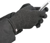 🧤 agloves polar sport unisex touchscreen gloves, fleece lined for comfort & warmth, iphone/android/ipad/nexus compatible - m/l black логотип