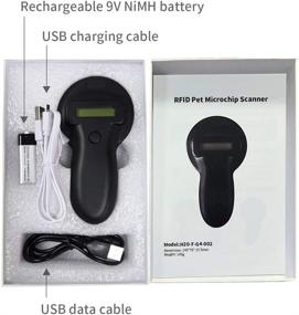 img 1 attached to RexID Pet Microchip Scanner for 10 and 15 Digit Chips, with 8000 Data Record Storage (1Pack)