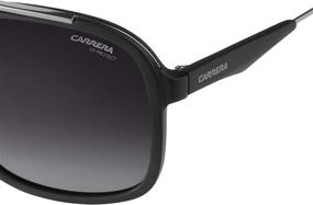 img 3 attached to 🕶️ Stylish Carrera Aviator Sunglasses with Ruthenium Gradient - Enhance Your Look!