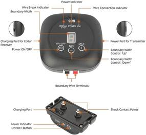 img 1 attached to 🐶 TTPet Wired Pet Containment System: Waterproof Electric Dog Fence with Rechargeable Collar, Shock & Tone Correction, 700Ft Wire - Ultimate Pet Safety Solution!