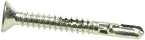 img 1 attached to U-Turn - 10-16 X 1-5/8 Flat Head Phillips Wood To Metal Self Drilling Screw Tek 3 With Wings Zinc Plated (50 Pack)