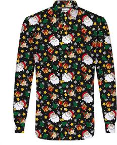 img 2 attached to Suitmeister Christmas Button Dress Shirt