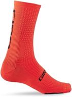 giro socks vermillion black large logo