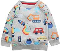 👧 lummy kids cotton toddler girl boy sweatshirt hoodie tops for casual winter outfits (18m-7t) logo