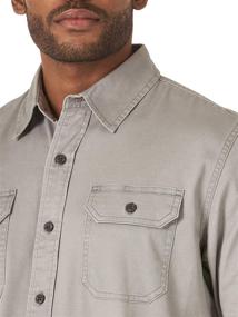 img 1 attached to XL Men's Shirts - Wrangler Authentics Weatherproof Collection