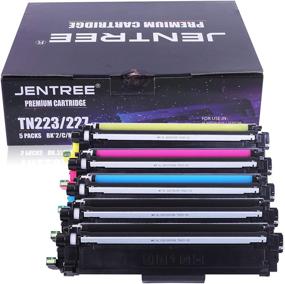 img 4 attached to JENTREE Compatible Toner Cartridge Set for Brother TN227 TN-227 TN227BK TN223 TN-223 🖨️ – Ideal for Brother MFC-L3770CDW, MFC-L3750CDW, HL-L3230CDW, HL-L3290CDW, HL-L3210CW, MFC-L3710CW – Pack of 5