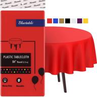 round plastic tablecloths disposable table логотип