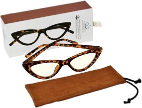 img 1 attached to Verona Love Cateye Экран Компьютера Блокирующие Синий Свет Очки