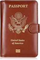 🛂 maxjoy leather passport holder: essential travel accessory logo