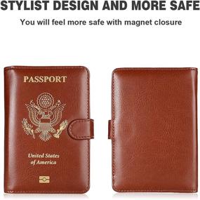 img 1 attached to 🛂 Паспортная обложка Maxjoy из кожи: важный аксессуар для путешествий